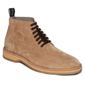 ALL SAINTS Mathis Plain Toe Boot - tan